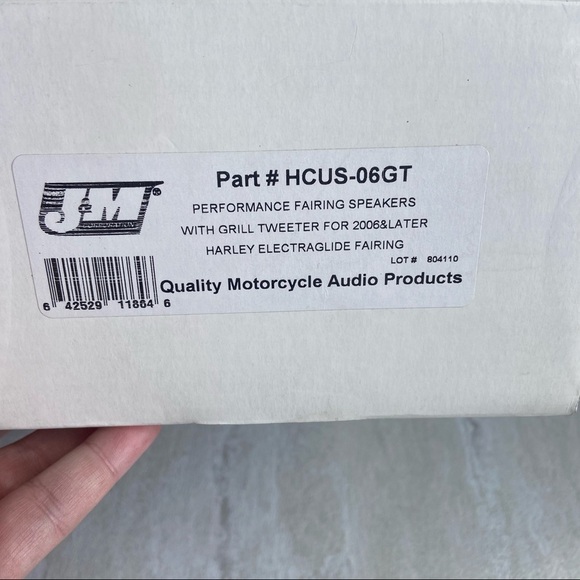 J&M performance fairing speakers for 2006 Harley Davidson and later New in Box - Picture 6 of 8